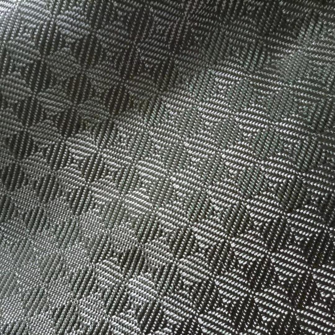 CarbonFiberJacquardFabric-Checkerboardtype碳纤维提花布-棋盘纹-5