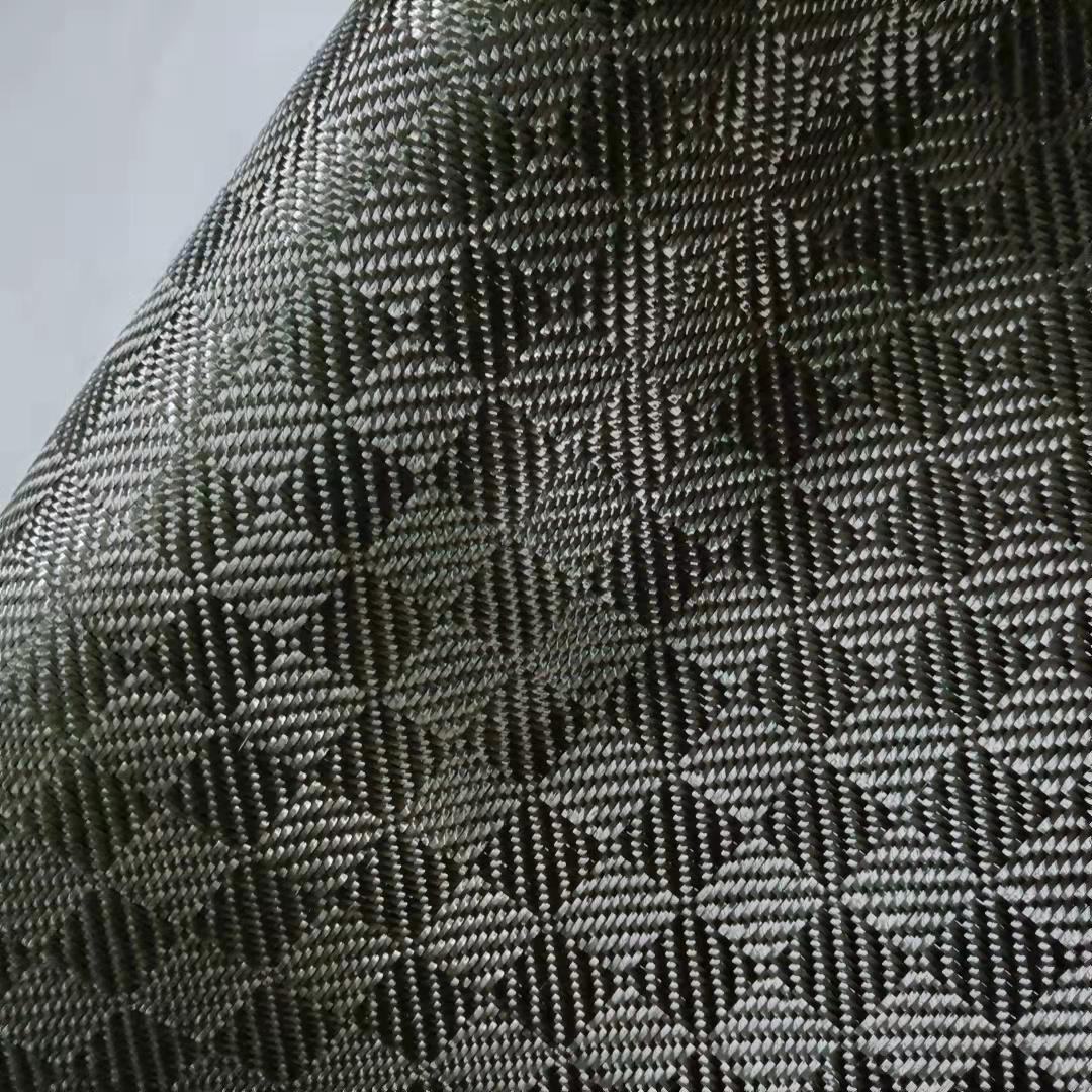 CarbonFiberJacquardFabric-Checkerboardtype碳纤维提花布-棋盘纹-10