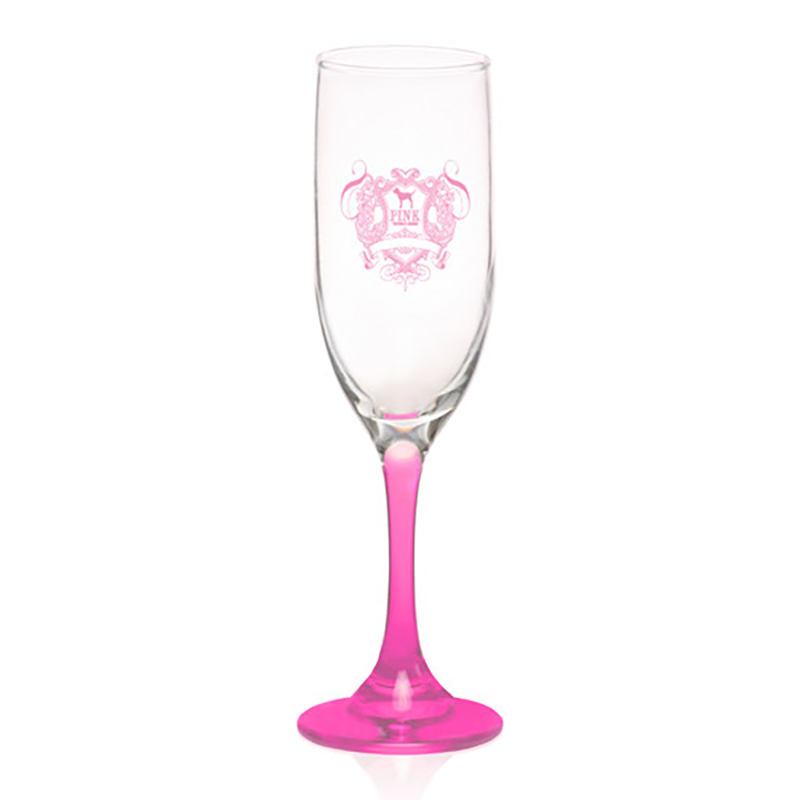 Pink-6-25-oz-premiere-flute-glasses-4640al-pink