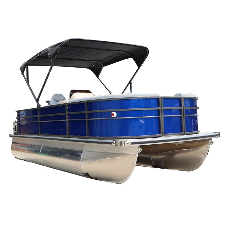 Poseidonfishingvessel5.8m19ftAluminumpartypontoonboatwithBimini_02998a3d249c7527fd59026ff542faeb1