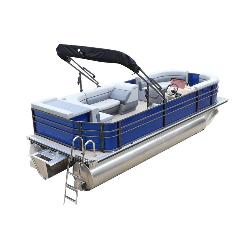 Poseidonfishingvessel5.8m19ftAluminumpartypontoonboatwithBimini_4ceea94c5d830f1912047724e6326fba1