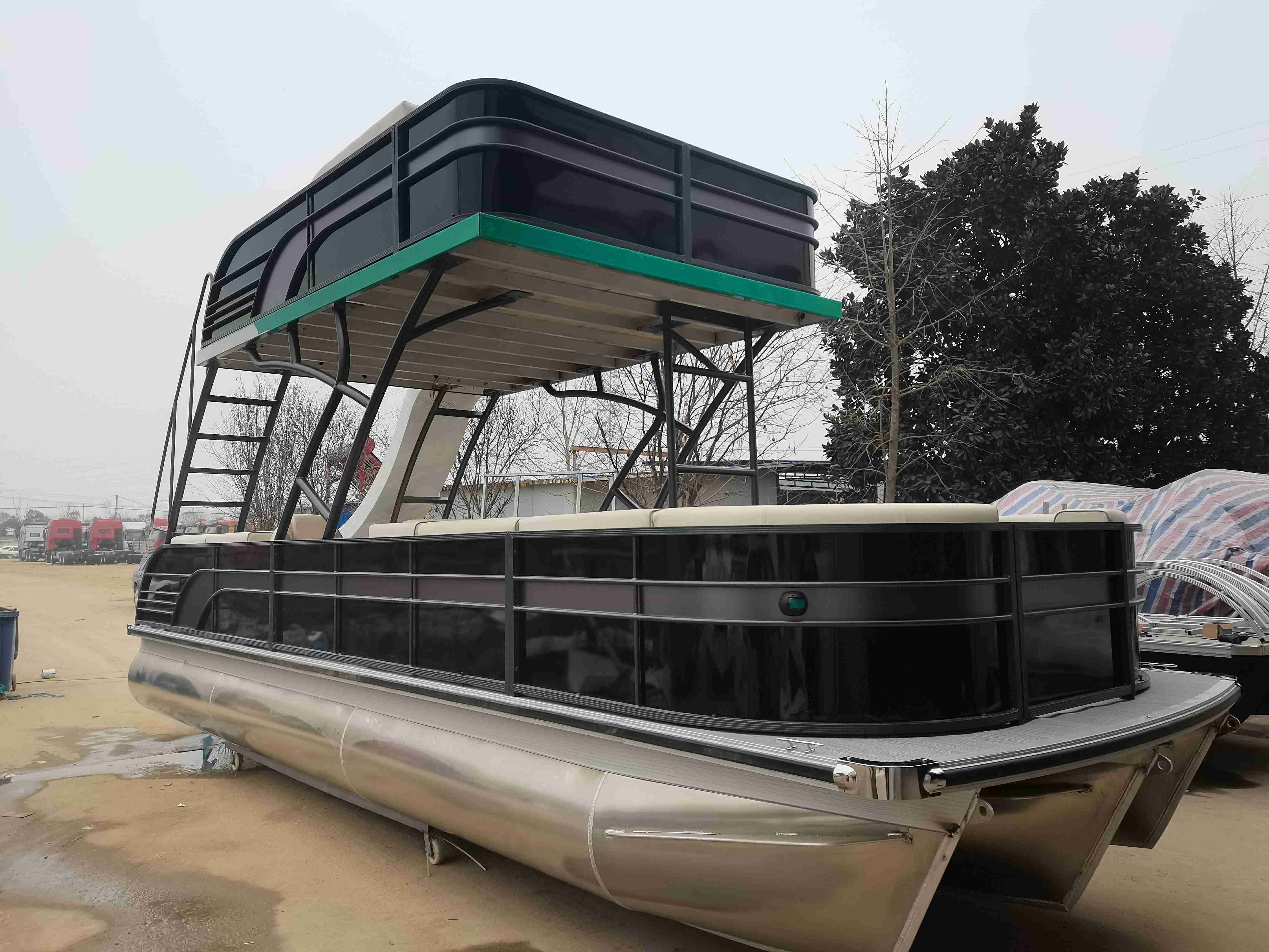 7.6m25ftfamilyrelaxationaluminumdoublepontoonboatcanwithmotor_6ed18e169b8598ad22d0b96848bef9841