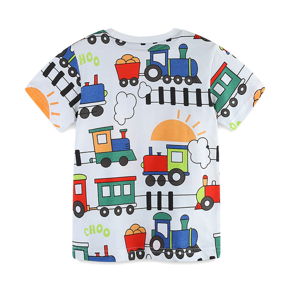 BoysShortSleeveCartoonCottonTeeTShirts-2