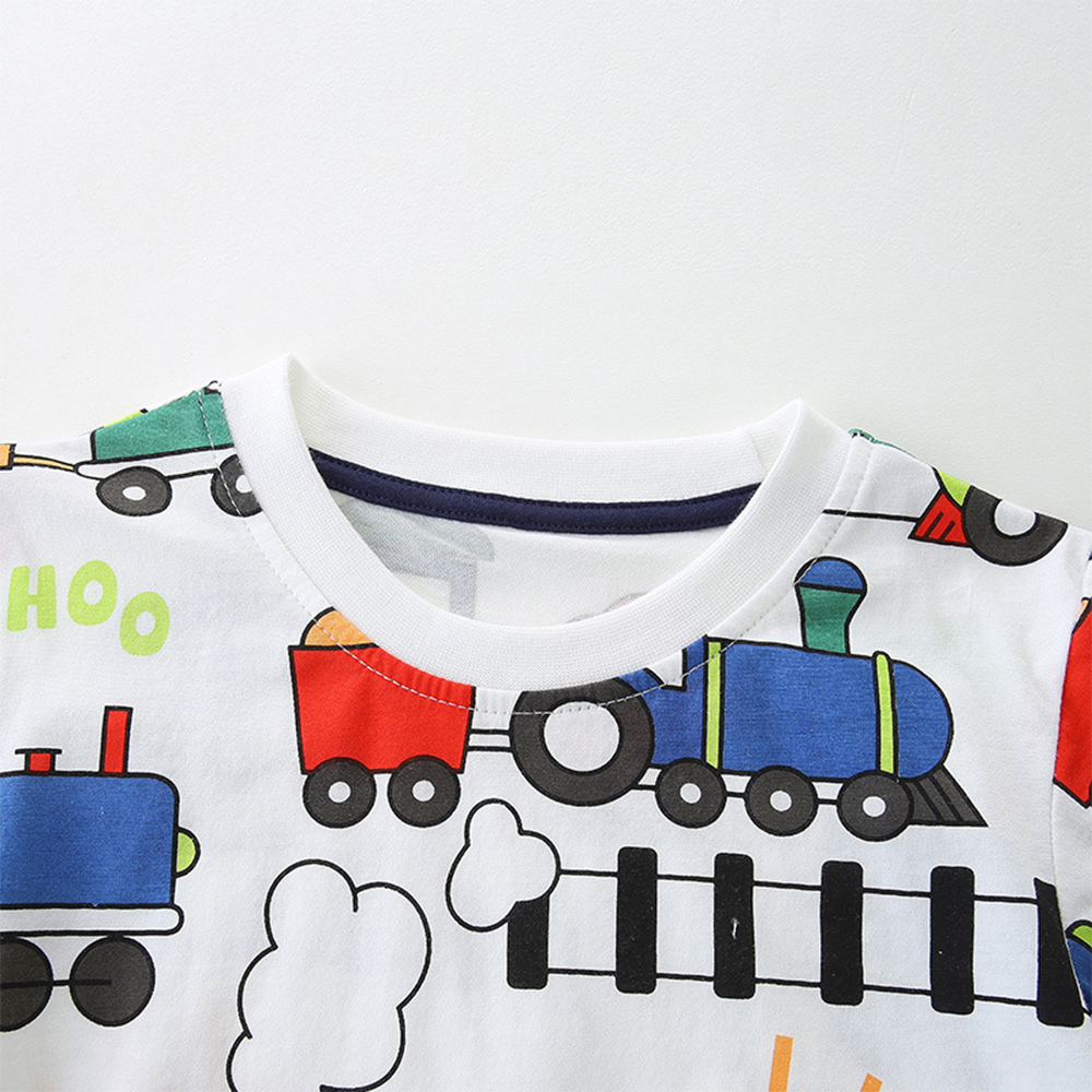 BoysShortSleeveCartoonCottonTeeTShirts-3