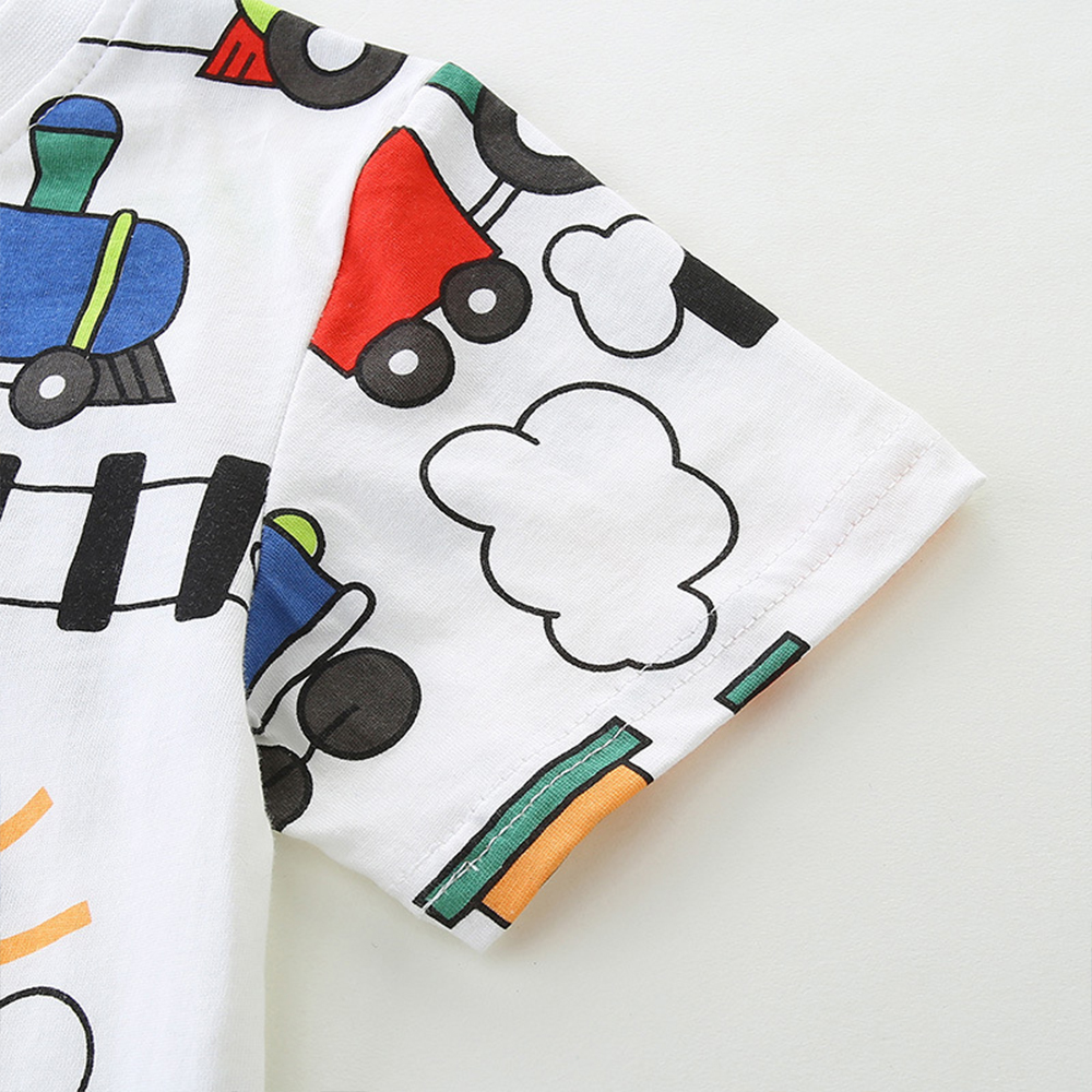 BoysShortSleeveCartoonCottonTeeTShirts-4