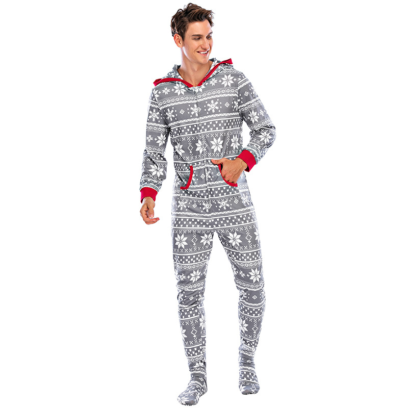 Men'sPrinteLongSleeveSleepwear-3