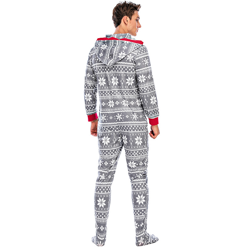 Men'sPrinteLongSleeveSleepwear-4