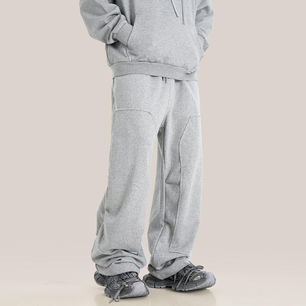 Men'sstraightknittedwashedsweatpants-3