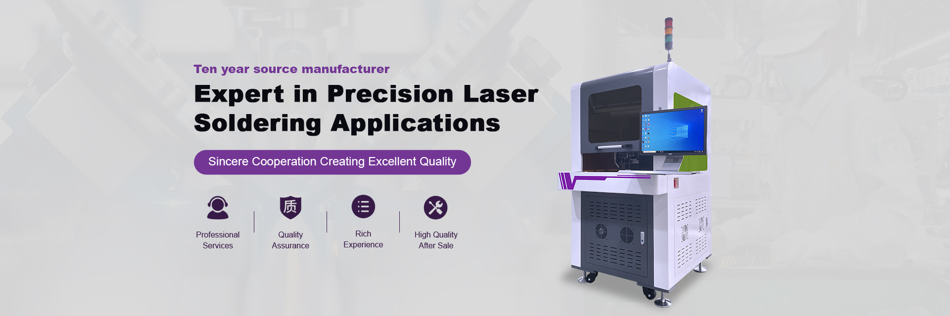 Laser soldering machine - standard machine