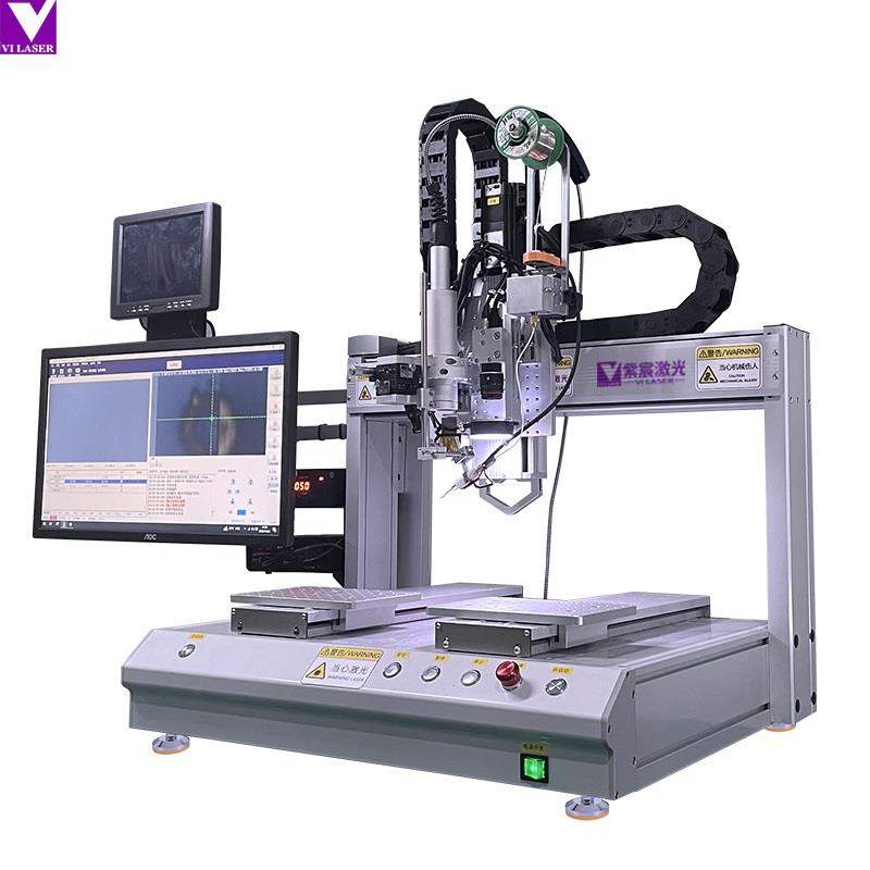 Desktop visual positioning laser tin wire welding machine