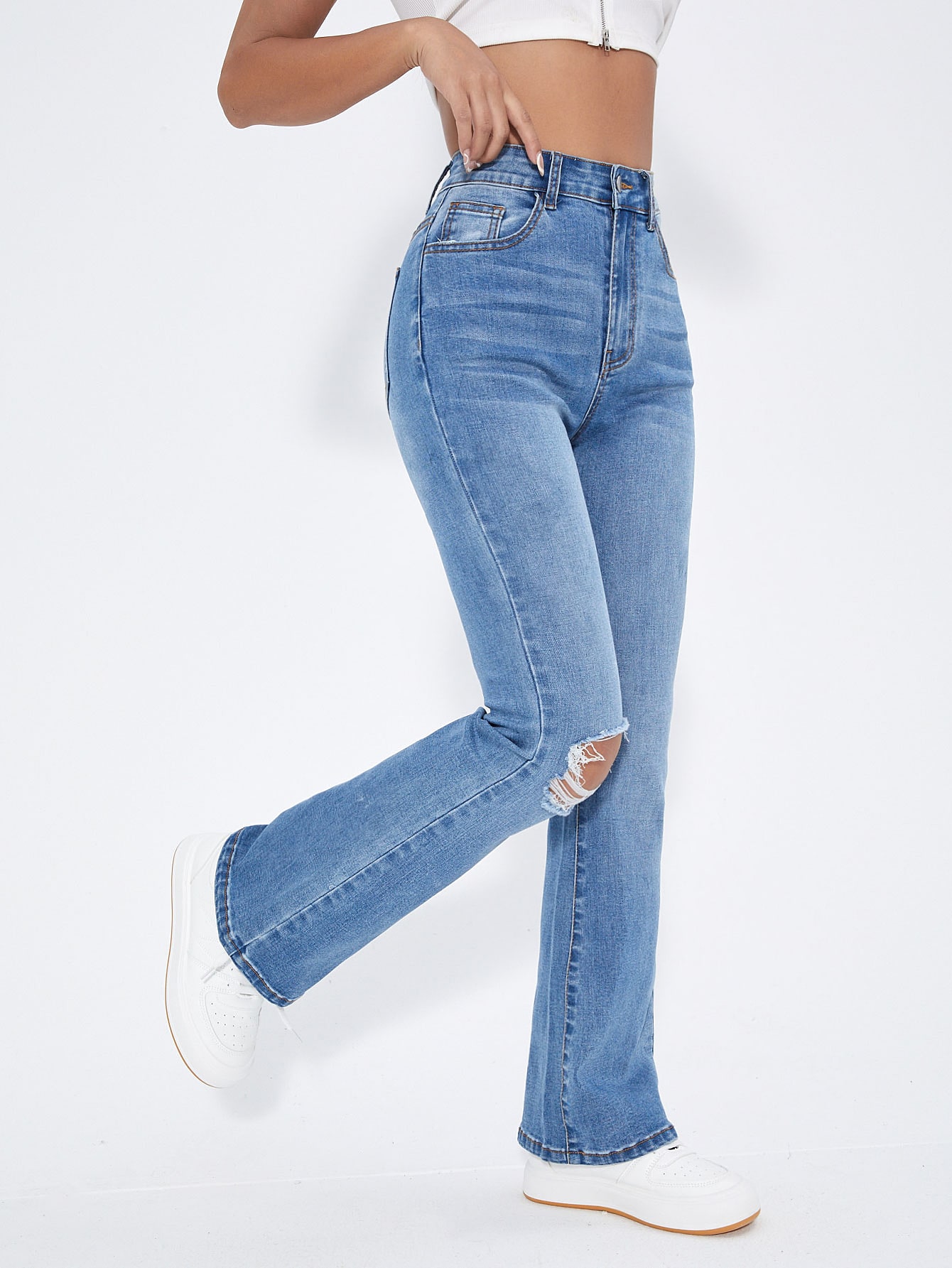 EZwearHighWaistRippedFlareLegJeans_10881998_details_0