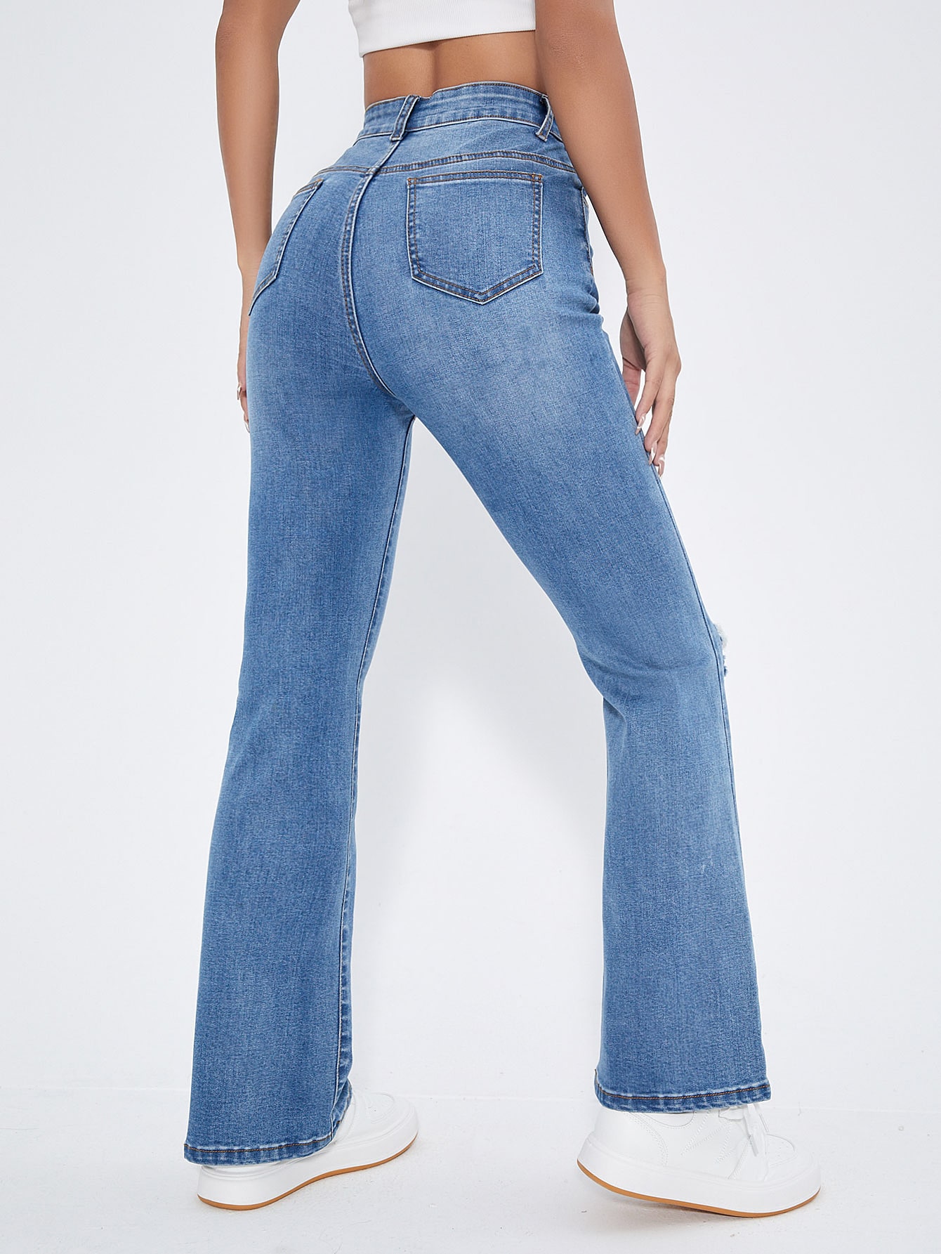 EZwearHighWaistRippedFlareLegJeans_10881998_details_1