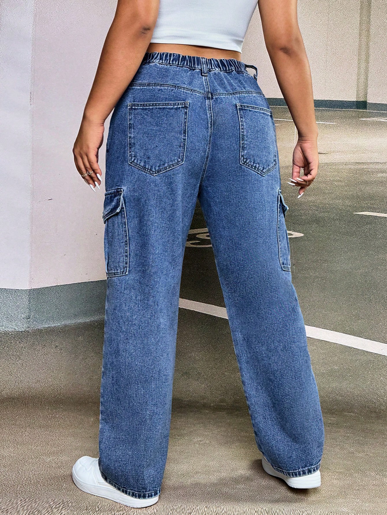 EZwearPlusFlapPocketSideCargoJeans_17424445_details_1