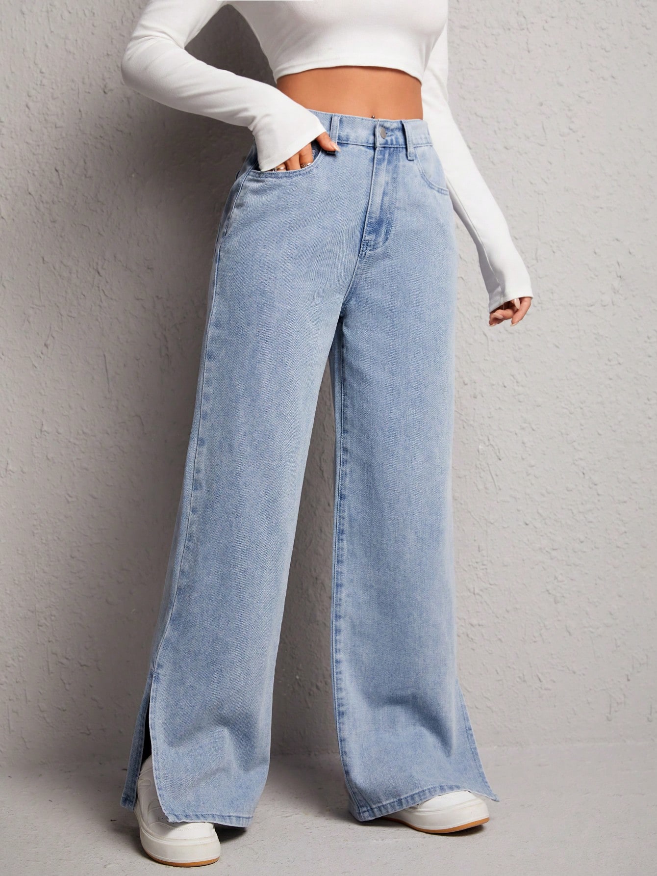 PETITESlantPocketSplitHemJeans_20405091_details_3