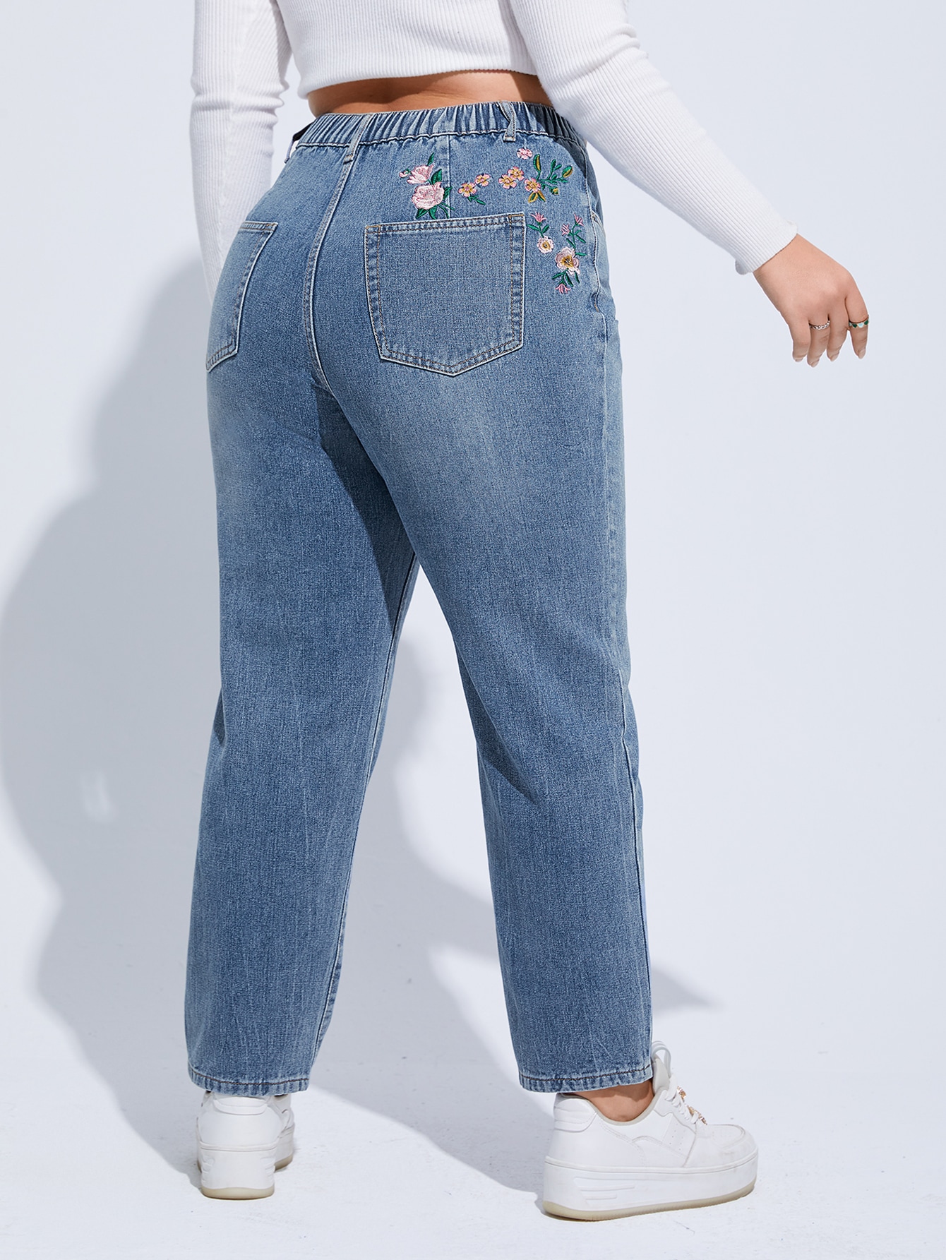 PlusHighWaistFloralEmbroideryMomFitJeans_11991002_details_0