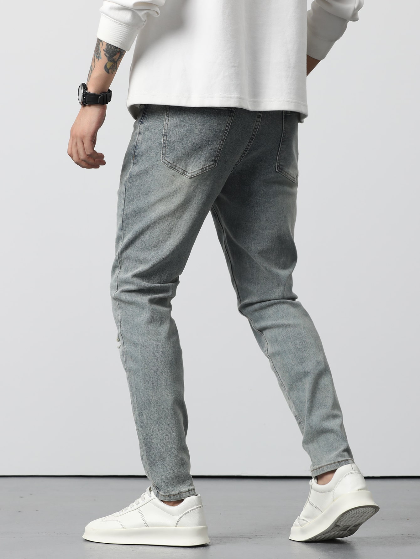 ManfinityHommeMenCottonBleachWashRippedSkinnyJeans_11470333_details_1