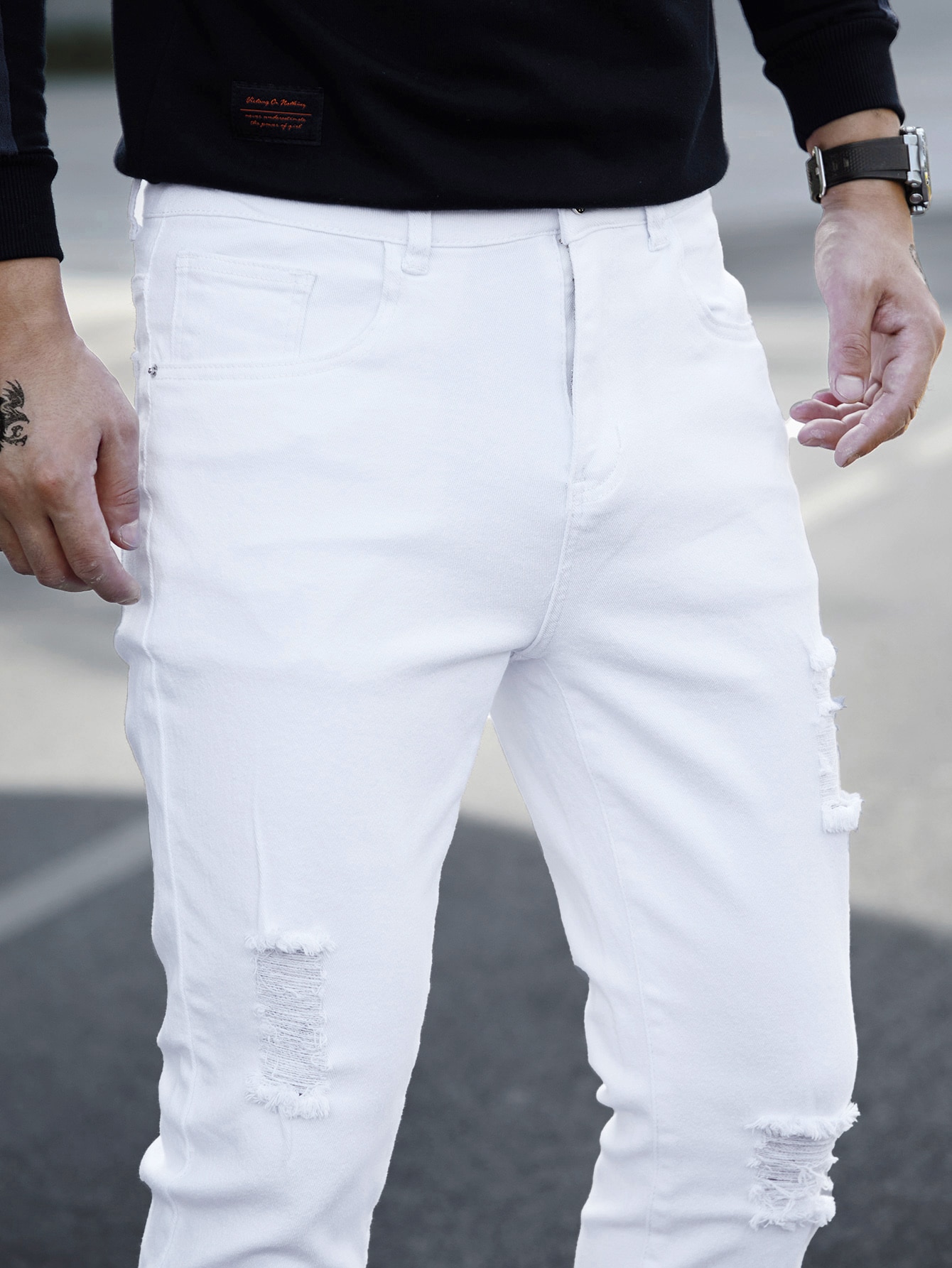 ManfinityLEGNDMenCottonRippedSlimJeans_11917272_details_5