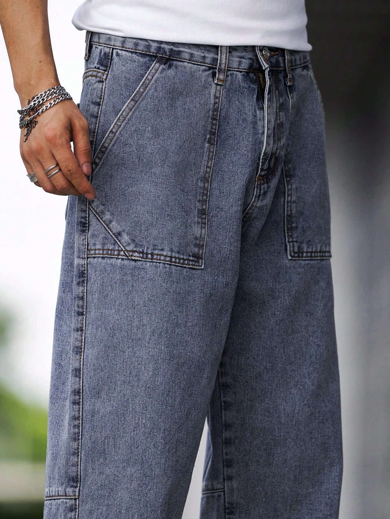 ManfinityMenSlantPocketLooseFitJeans_18166175_details_7