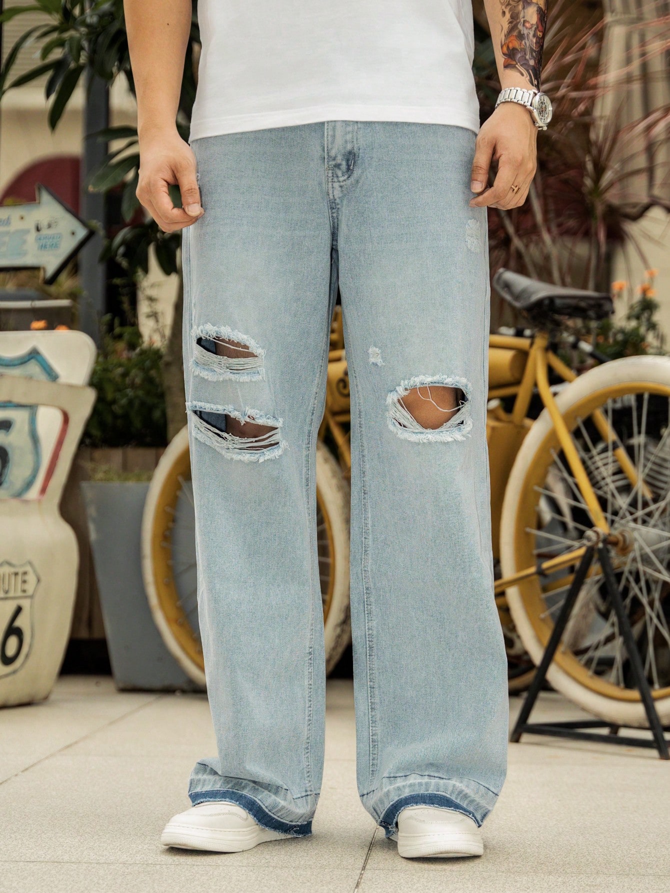 MenRippedFrayedStraightLegJeans_23566083_details_2