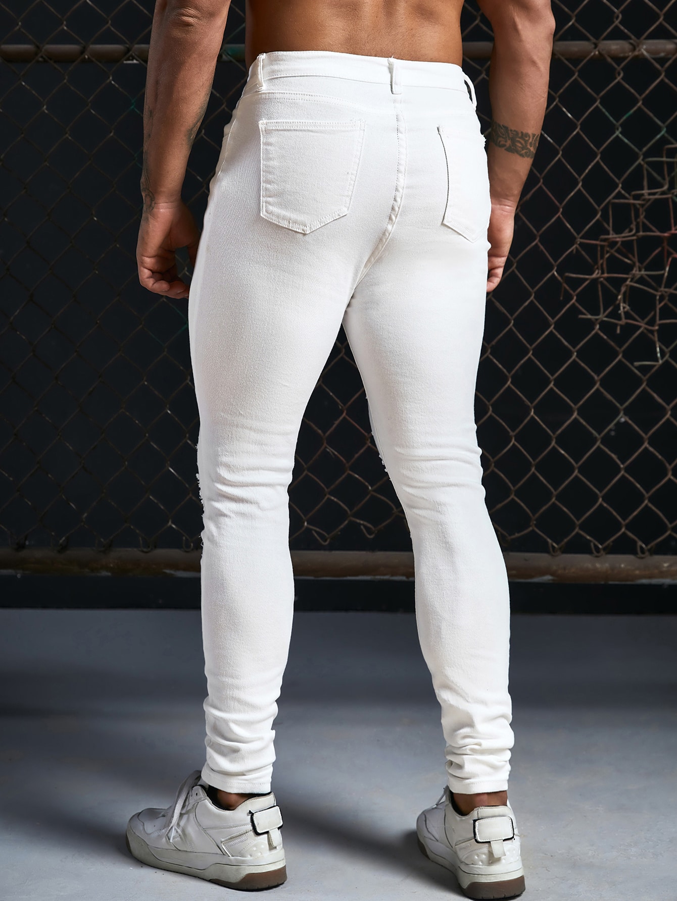 ManfinityMenRippedFrayedSkinnyStackedJeans_12714895_details_1