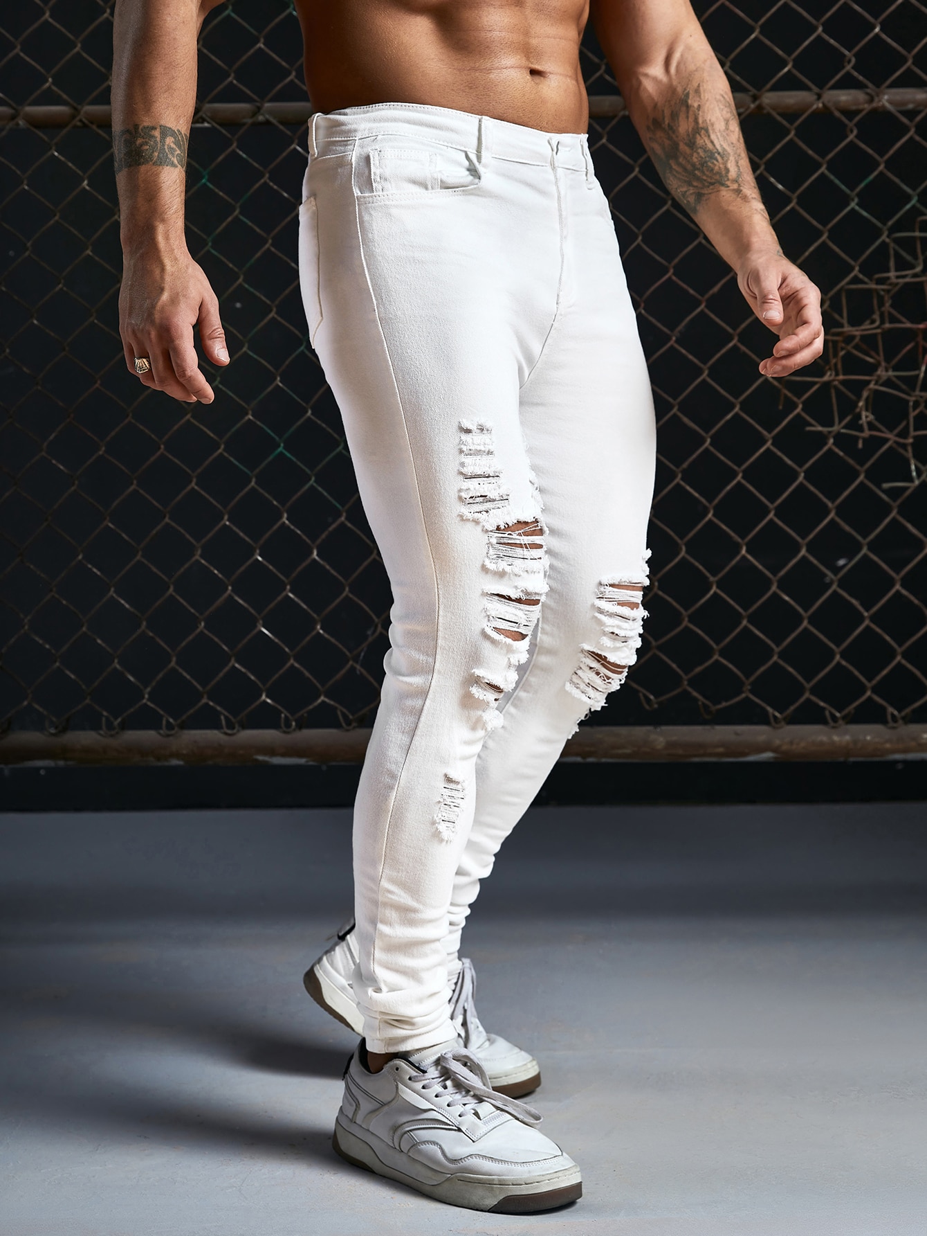 ManfinityMenRippedFrayedSkinnyStackedJeans_12714895_details_3