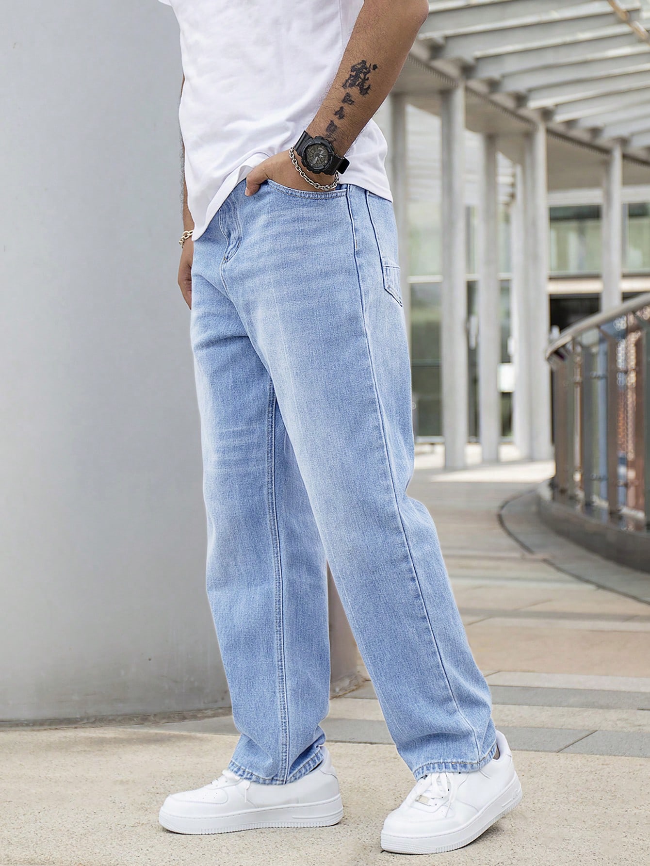 MenCottonSlantPocketStraightLegJeans_15424455_details_0