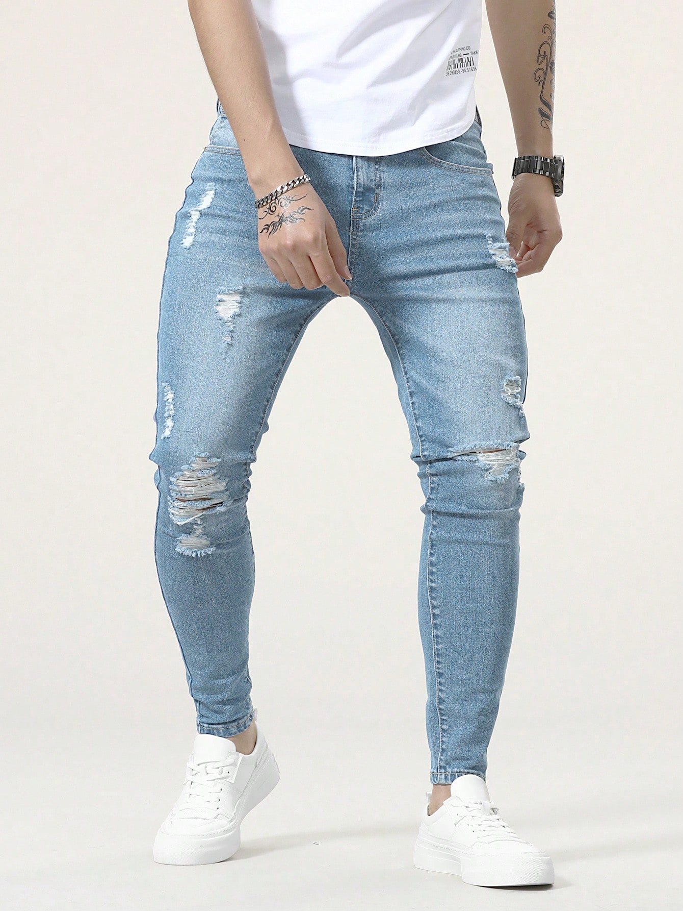 ManfinityLEGNDMenCottonRippedFrayedSkinnyJeans_16875339_details_6