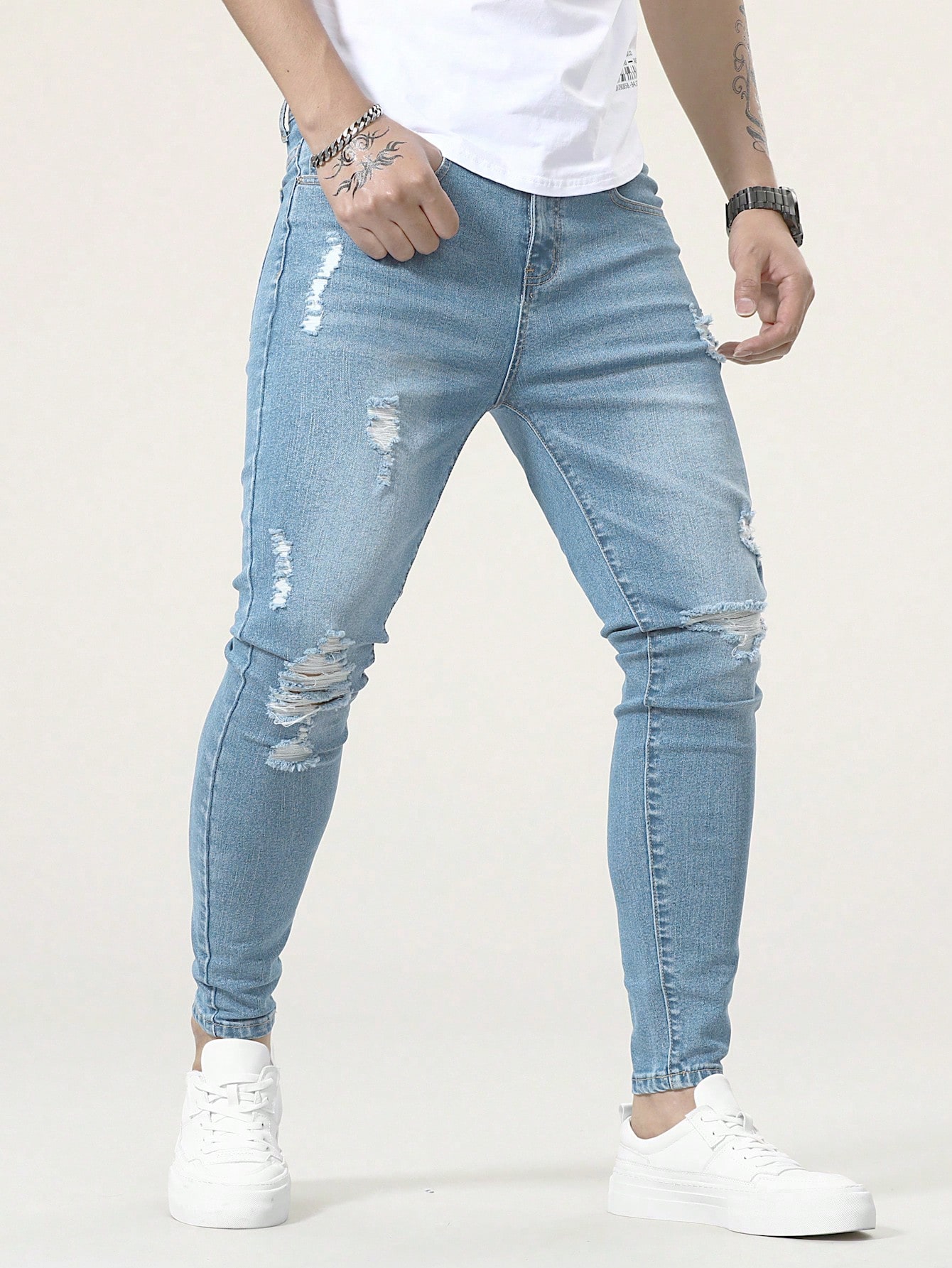 ManfinityLEGNDMenCottonRippedFrayedSkinnyJeans_16875339_details_7