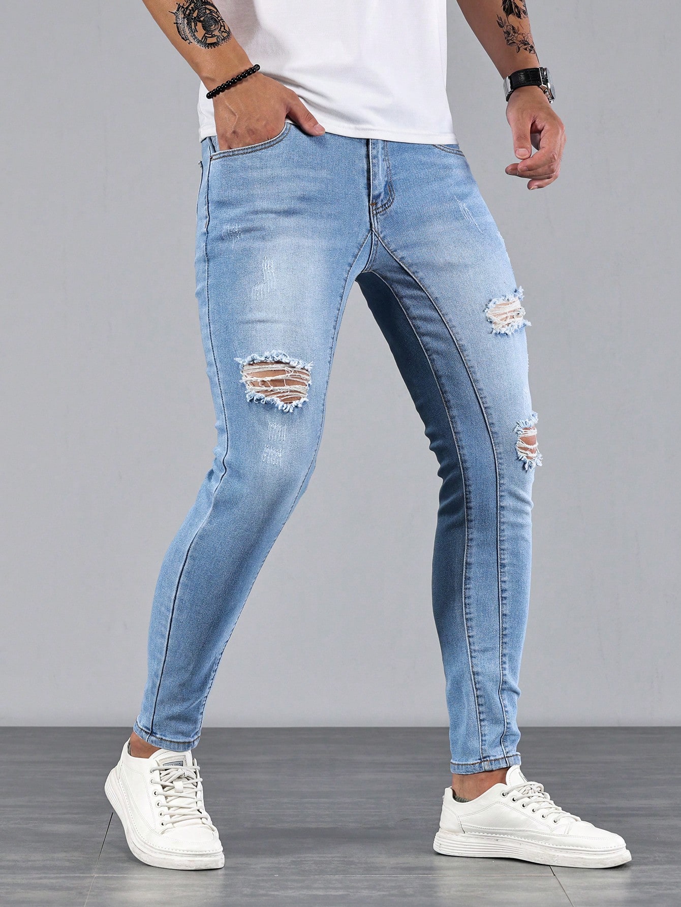 ManfinityLEGNDMenCottonRippedFrayedSkinnyJeans_17114672_details_3