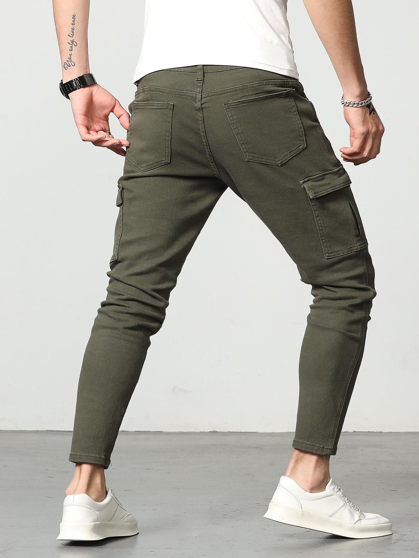 ManfinityLEGNDMenCottonFlapPocketSideCargoJeans_12705191_details_1