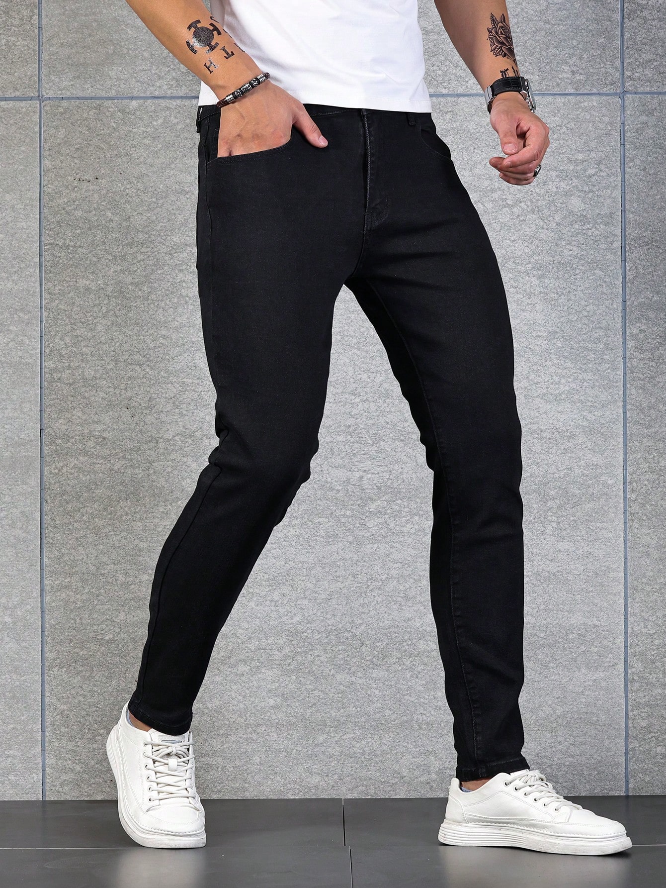 ManfinityHommeMenCottonSolidSkinnyJeans_14980447_details_2