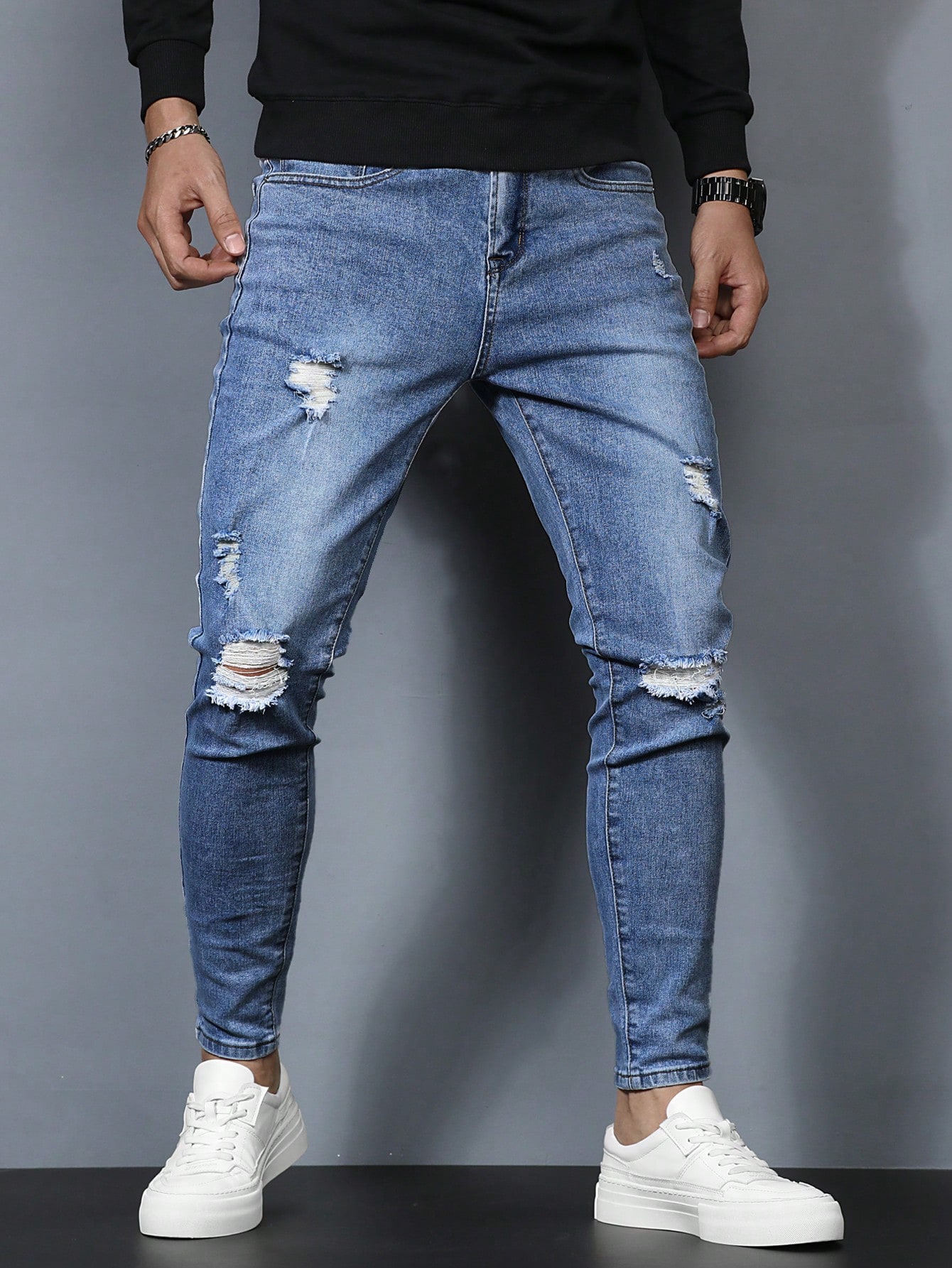 ManfinityLEGNDMenCottonRippedFrayedSkinnyJeans_15212762_details_6