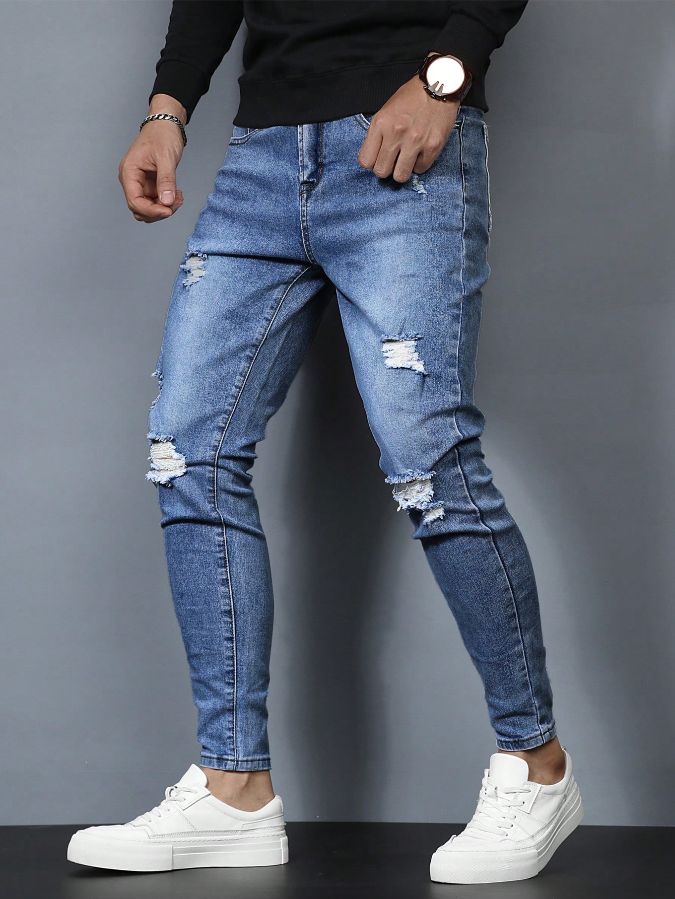 ManfinityLEGNDMenCottonRippedFrayedSkinnyJeans_15212762_details_7