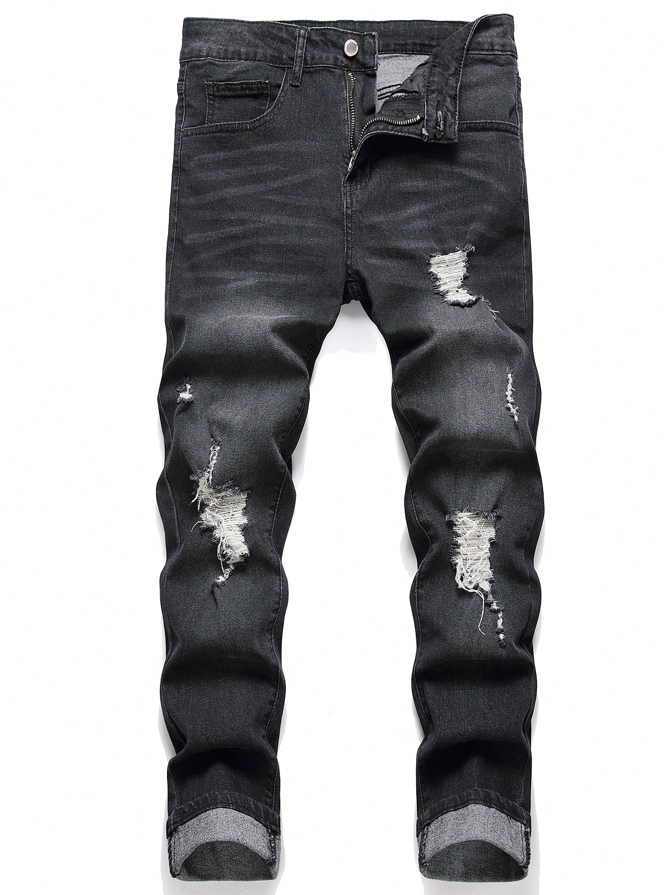 ManfinityLEGNDMenCottonRippedFrayedCatScratchSkinnyJeans_15637970_details_0