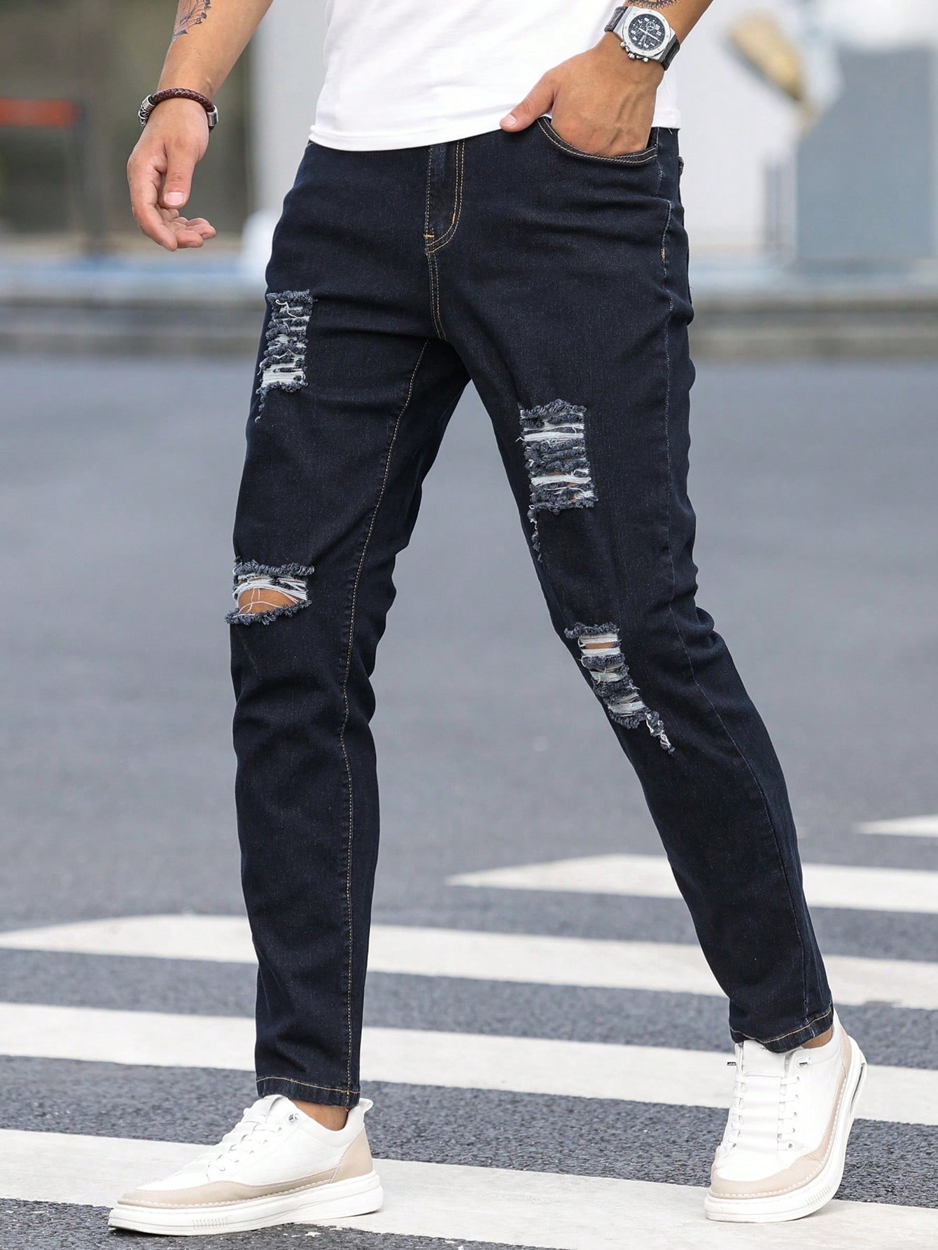 ManfinityLEGNDMenCottonRippedFrayedSkinnyJeans_22949613_details_0