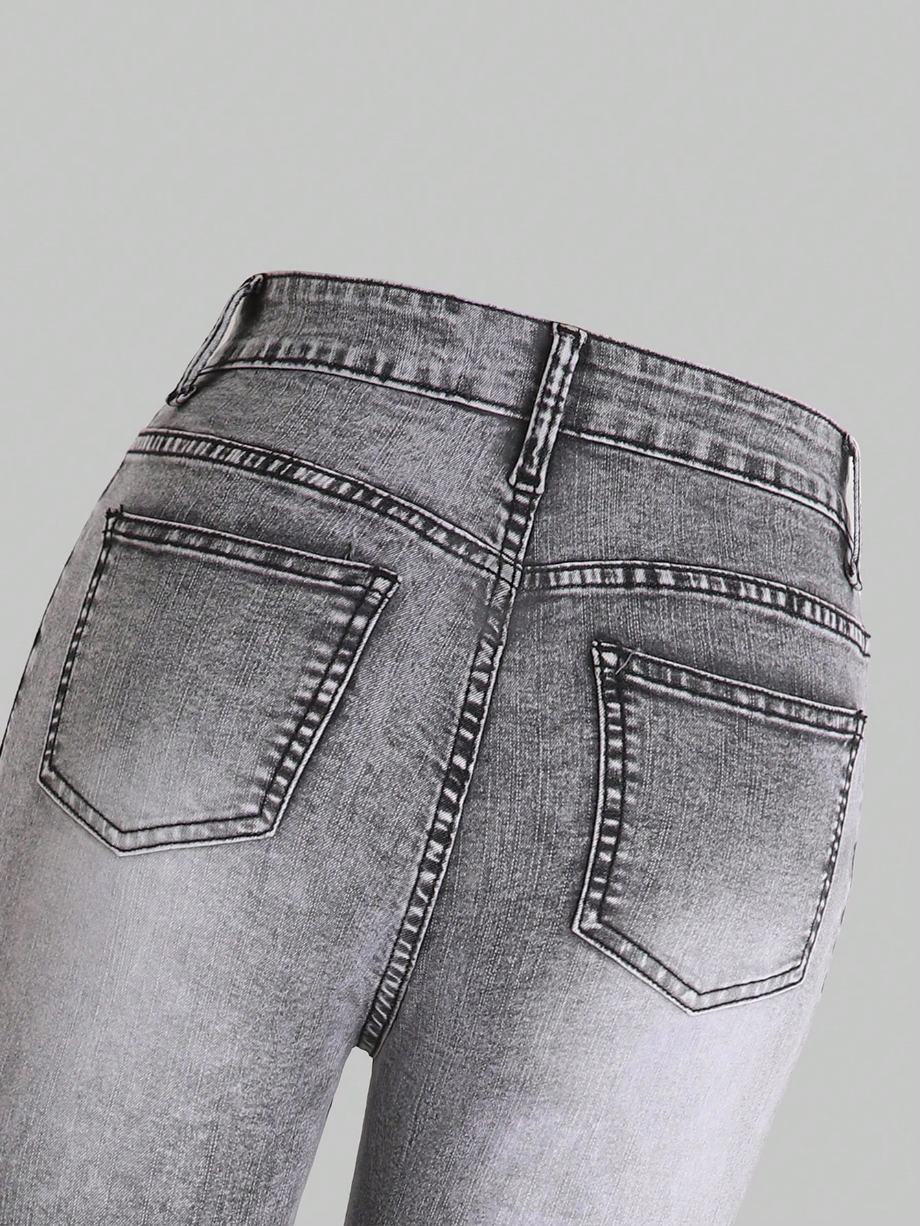 TeenGirl1pcHighWaistFlareLegJeans_24988543_details_2