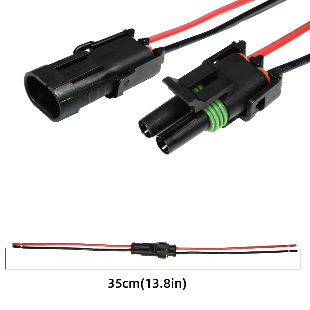 厂家价格1.5毫米系列端子包2针2p汽车防水TE连接器插头电线连接器带电线电缆-Main-06