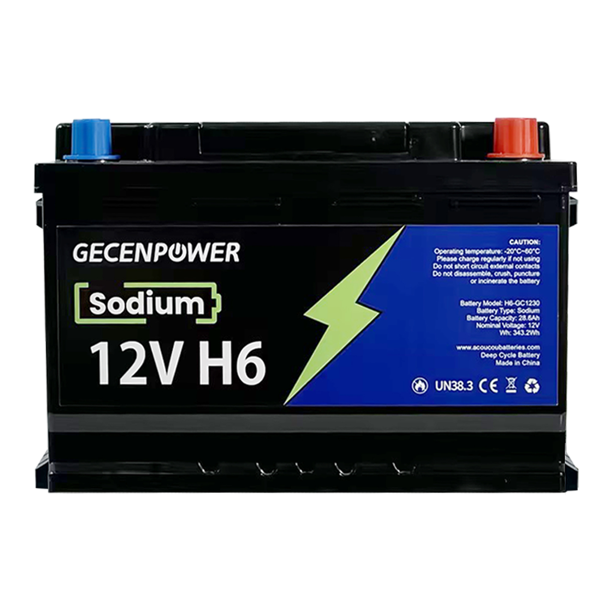 GECENPOWER-SODIUM-12VH6-正面