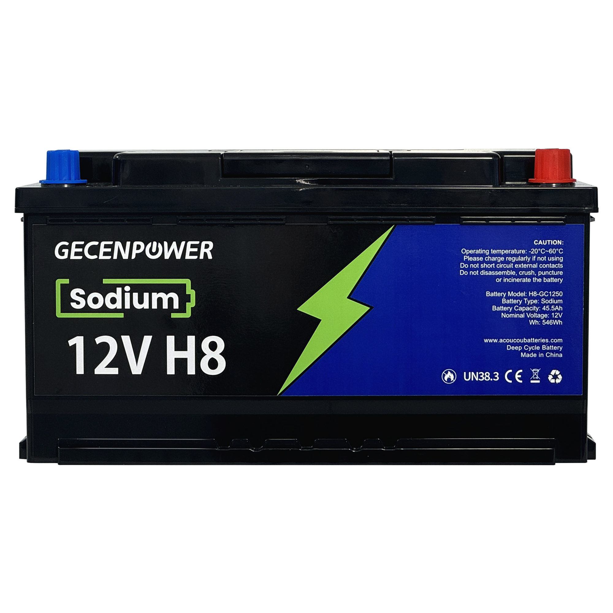 GECENPOWER-SODIUM-12VH8-正面