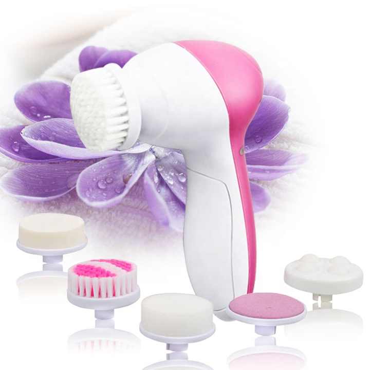 FacialCleansingBrushVendorFactoryWholesaleMiniElectricPoweredMultiFunctionFacialCleansingBrush