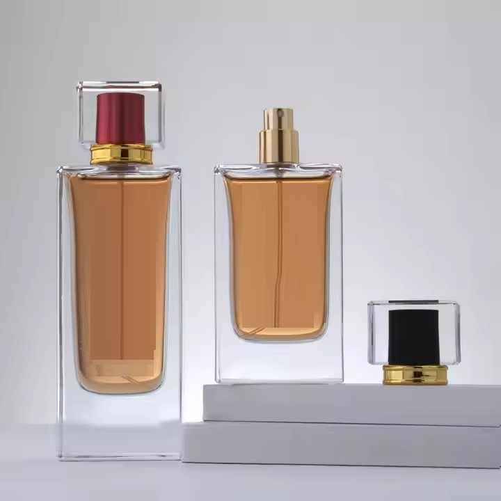 5PerfumeEmptyBottleSquareClearRectangleGlass80mlPerfumeBottle1