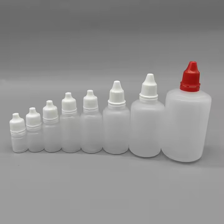 4emptycosmeticmedicinecontainerPlasticdripSqueezeBottlewithChildResistantDropperTipCap1