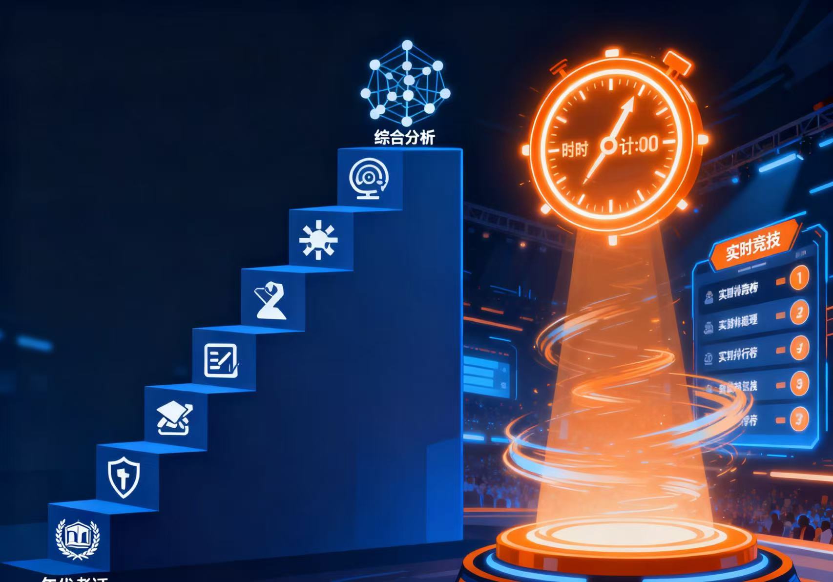 阶梯难度与实时竞技的完美融合