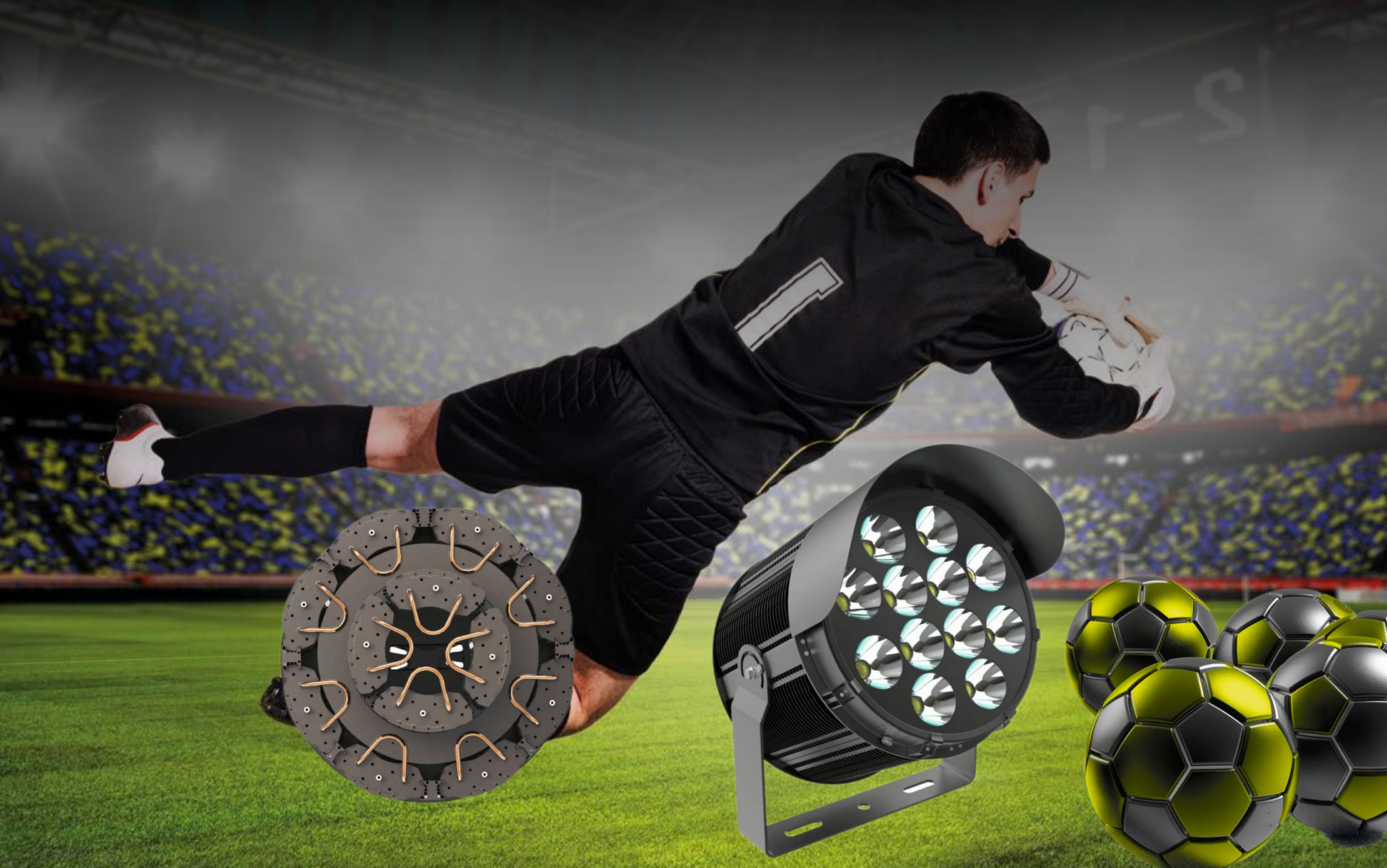 high-power lighting cooling solution