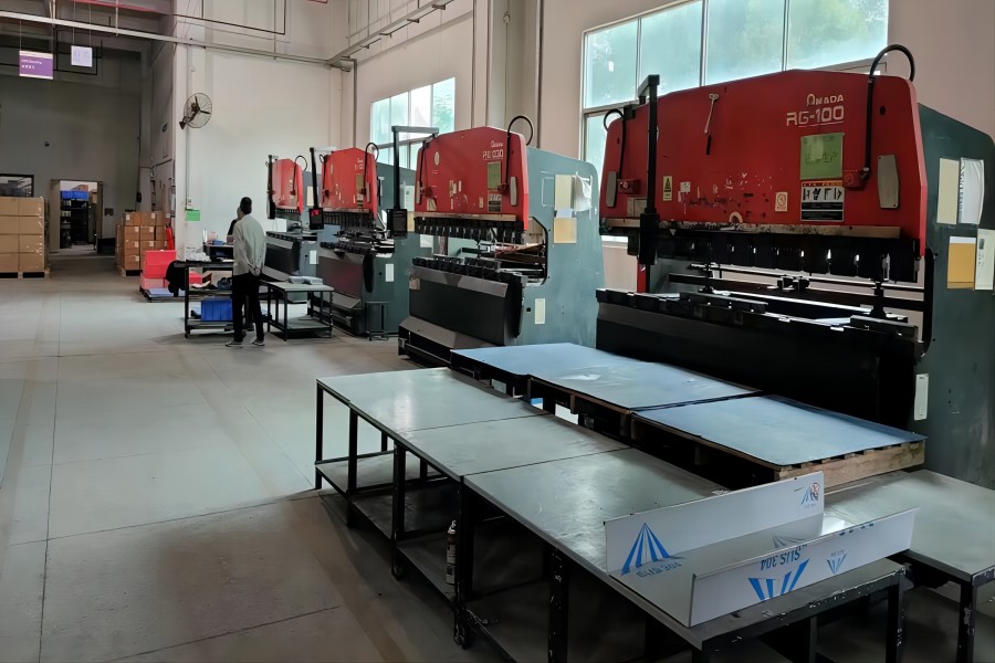 Laser cutting and bending equipment