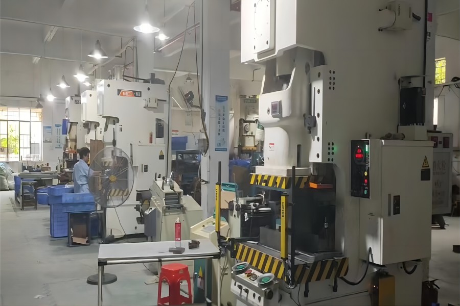 Fin stamping equipment