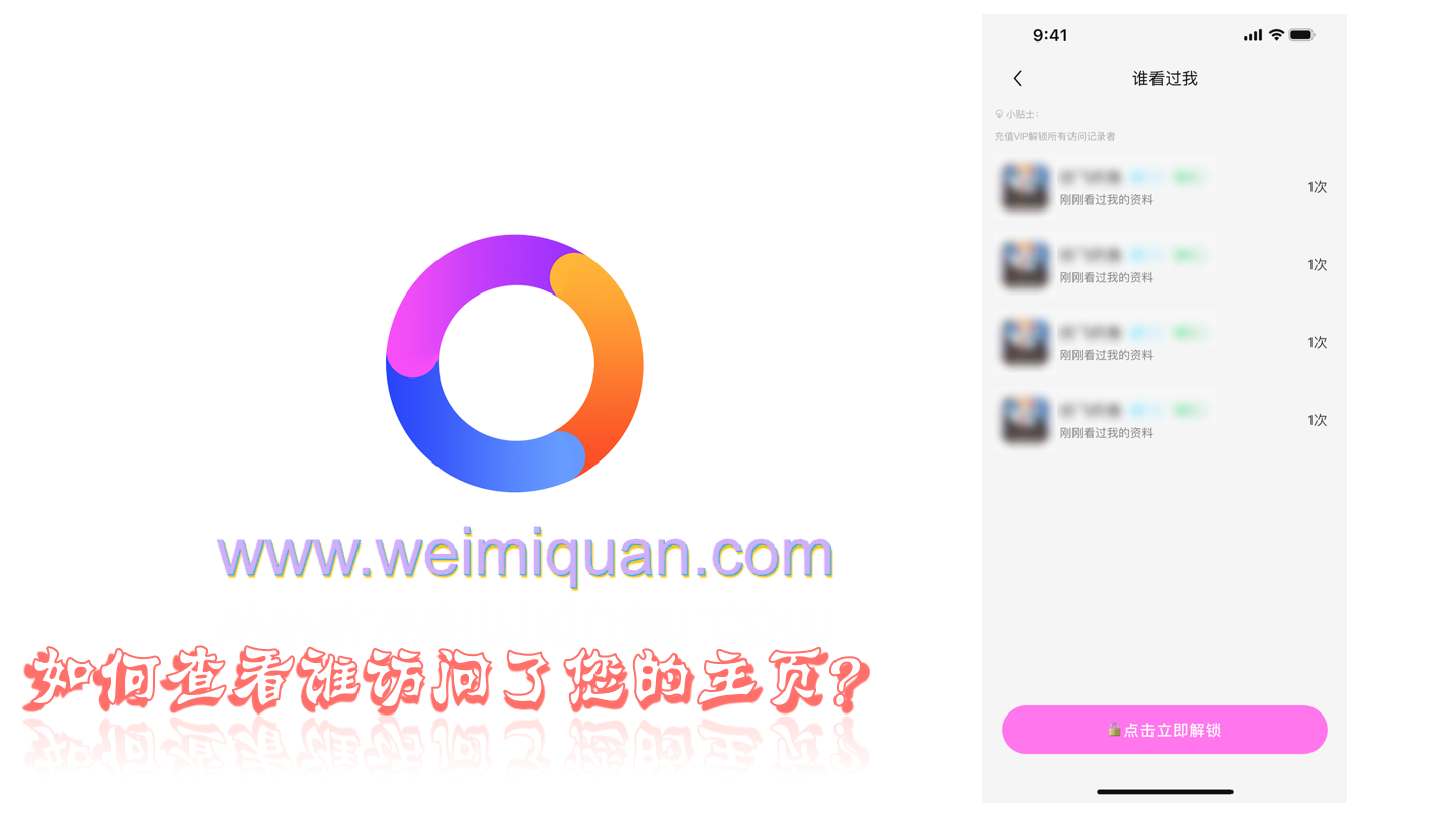 如何查看谁访问了您的主页？