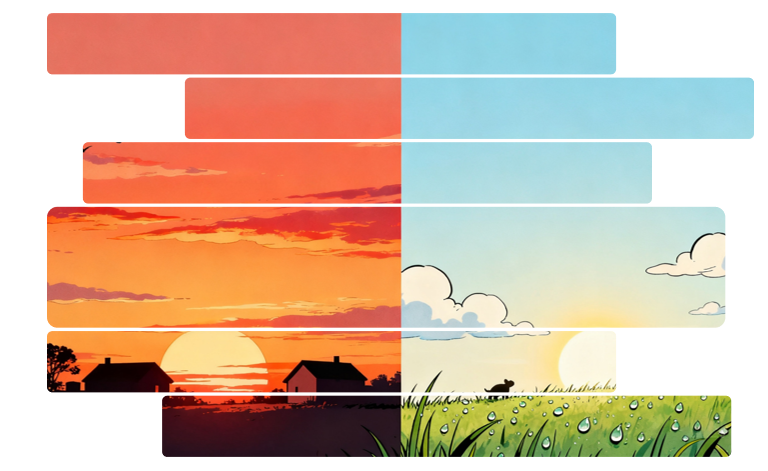 第二名｜「晨昏线两岸」：在各自时区里相爱