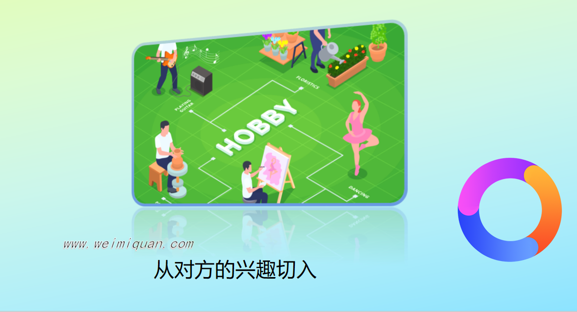 从对方的兴趣切入