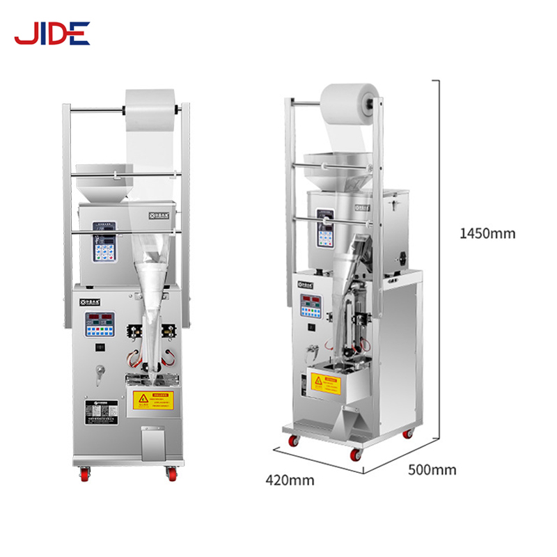 automatic vertical granule food packaging machine coffee peanut snacks ...
